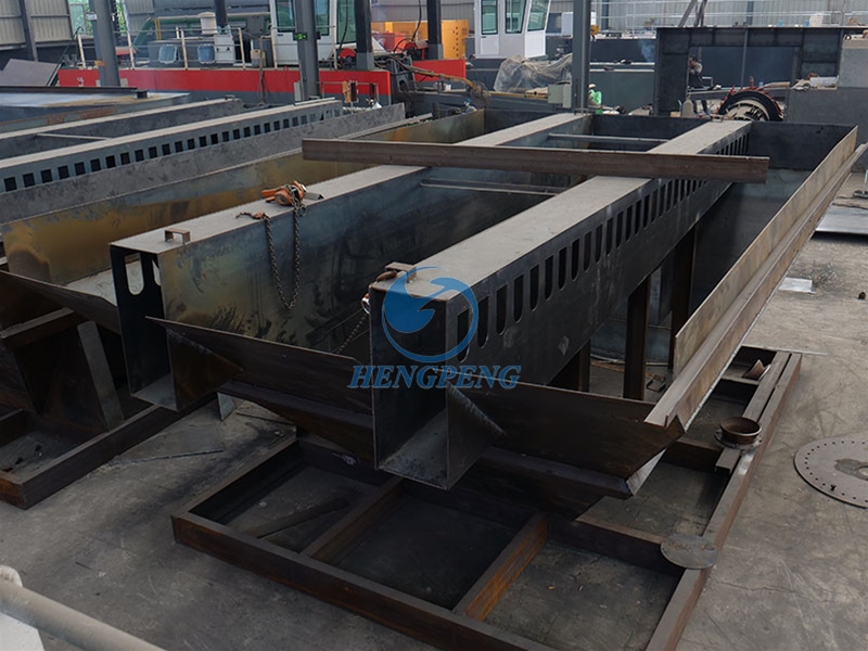 Large sand washing machine