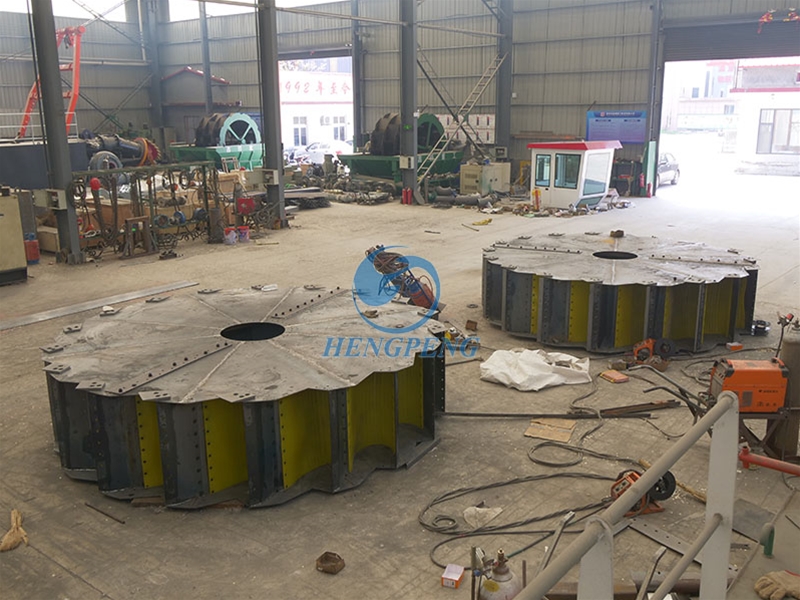 Large sand washing machine