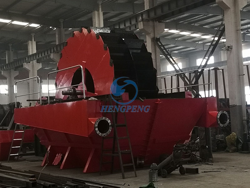 Large sand washing machine