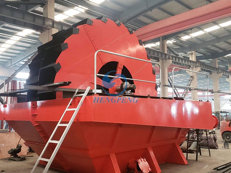 Large sand washing machine