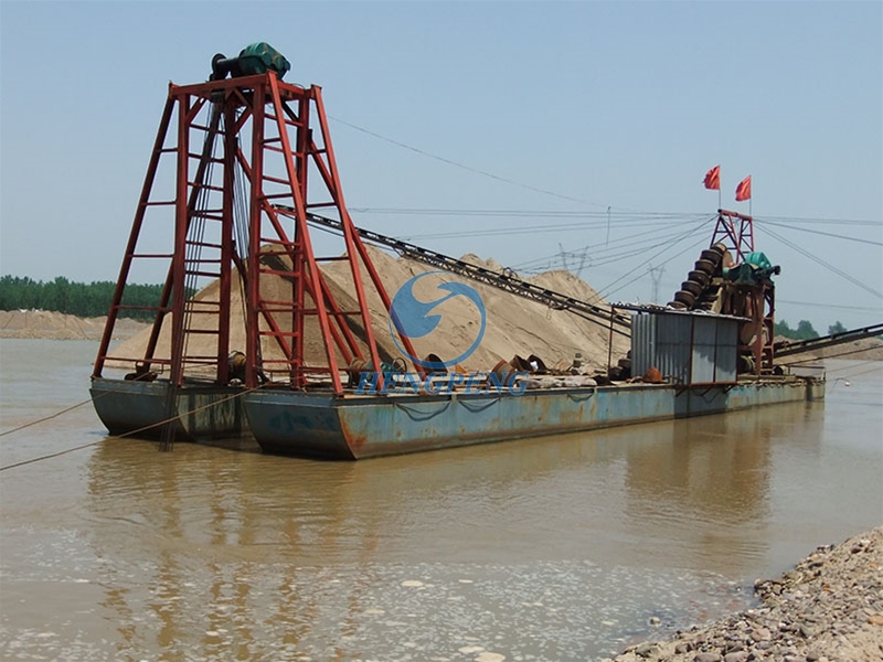 Gold mining boat