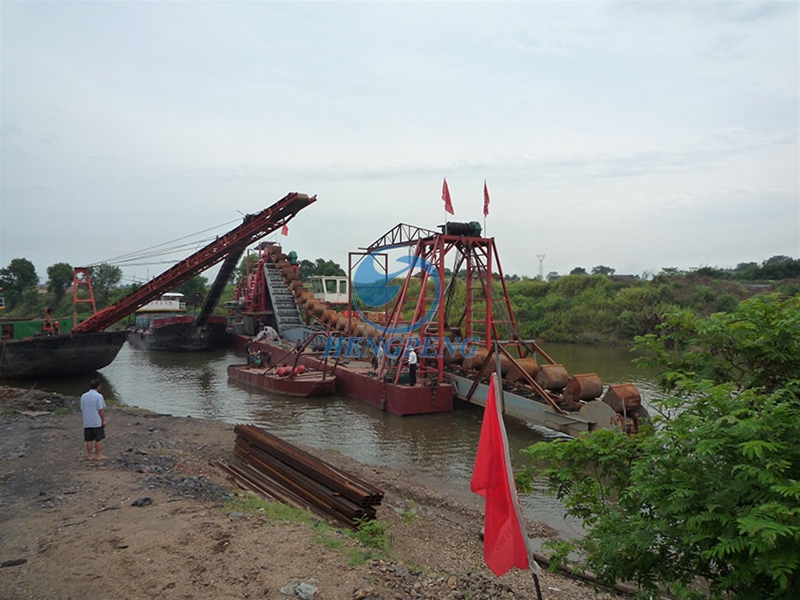 Chain Bucket Dredger