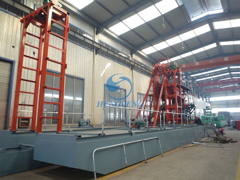 Chain Bucket Dredger