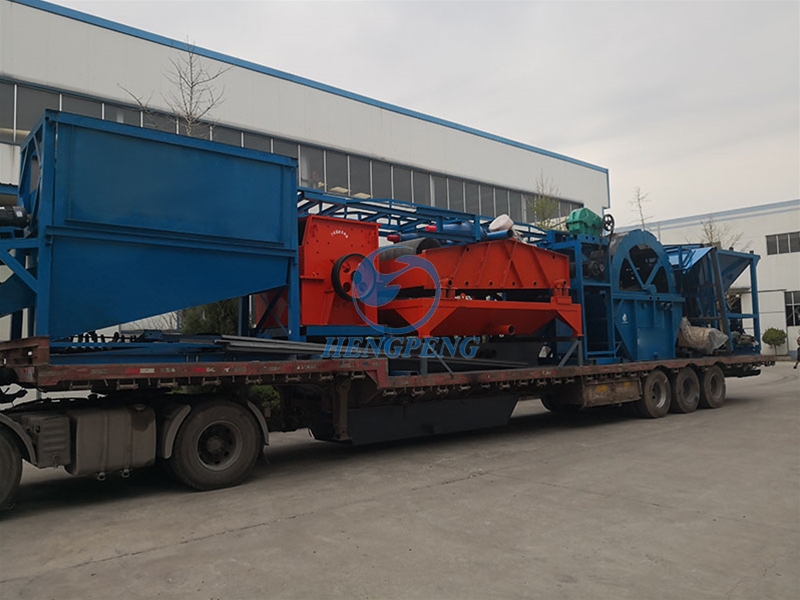 Small sand washing machine