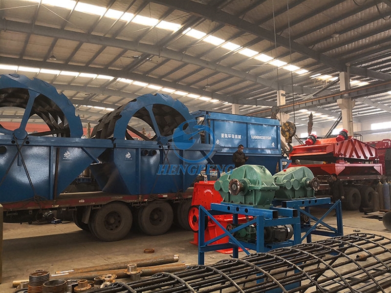 Small sand washing machine