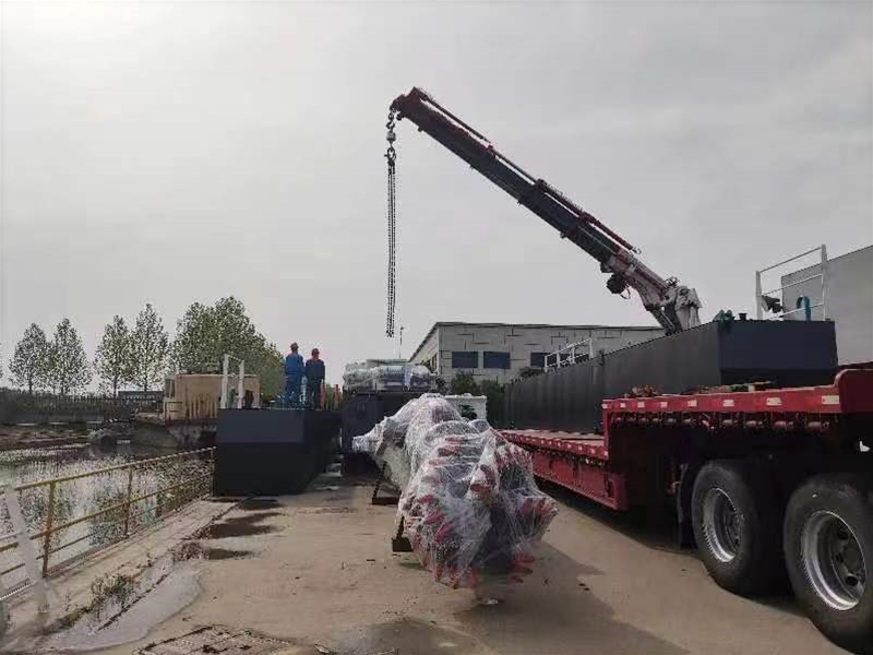 Shipment HP-CSD300 Dredger by Truck