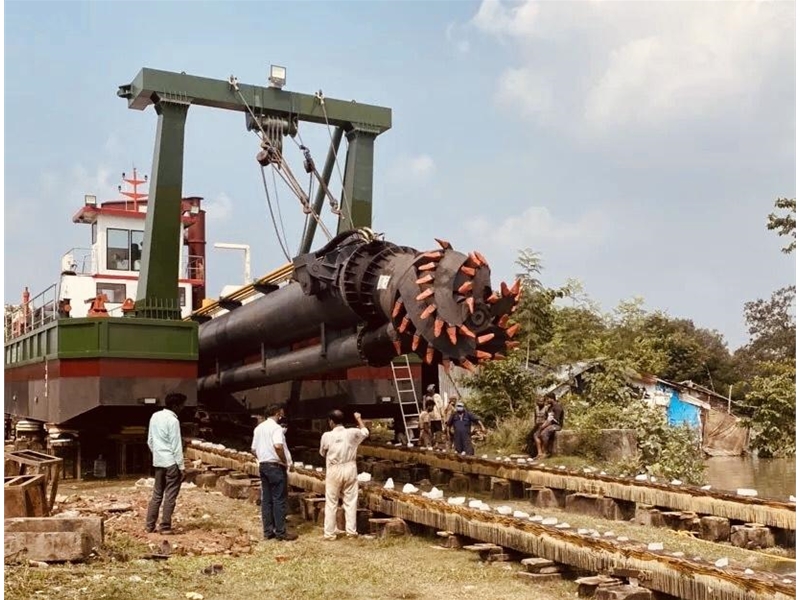 High Quality Hengpeng 20 Inch Cutter Suction Dredger For River Sand Mining Dredging in Bangladesh