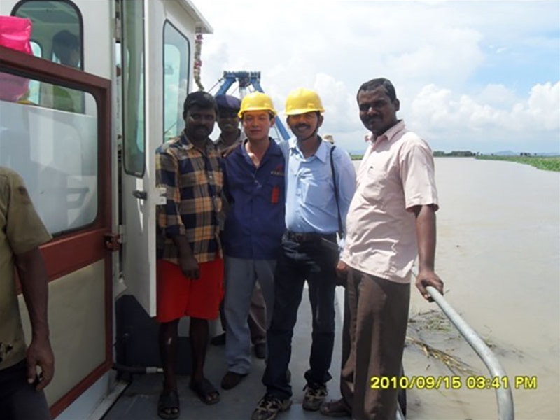 Group Photo with Foreign Businessmen