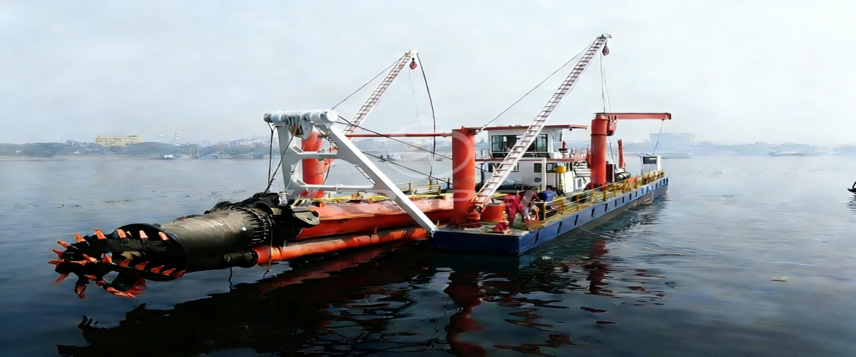 HengPeng cutter suction dredger 4000m3/h Dismountable CSD for Reclamation/River/Canal/Dredging Construction