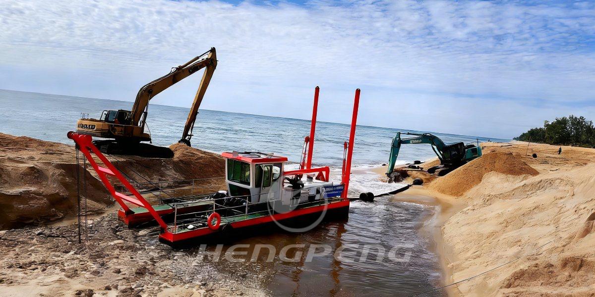 HengPeng 500m3/h Dismountable CSD for River Sand Dredging and Sea Sand Dredging Project