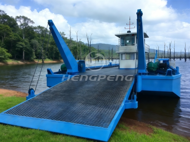 HengPeng 200Ton Deck Logistics Transportation Cargo Barge--P...