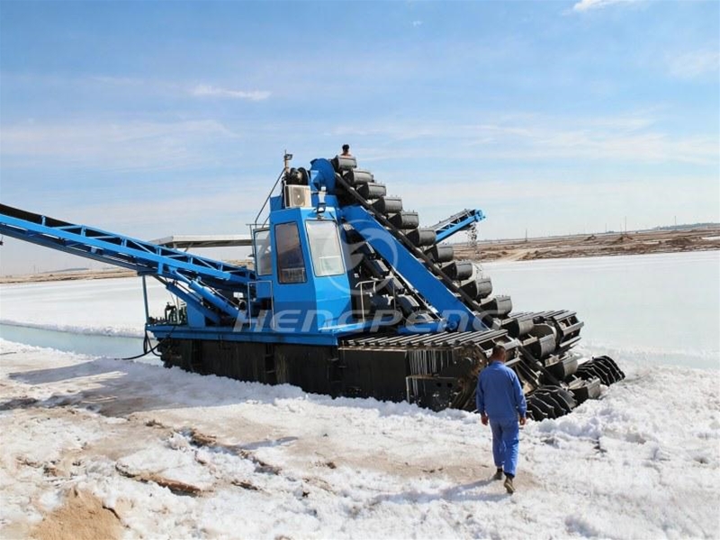 200 M/H Chain Bucket Hard Ore Salt Mining Dredger equipment