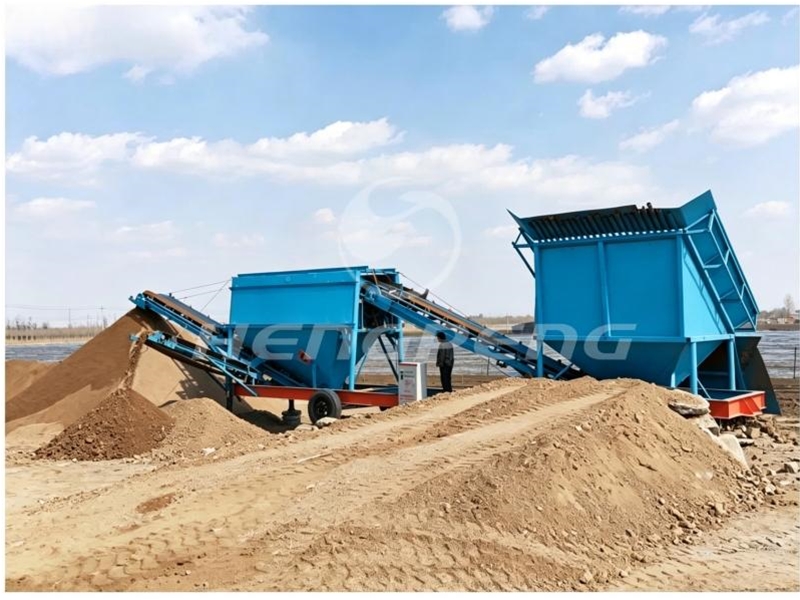 60-150 M3/H Sand Screening Machine or Sand Vibrating Screen ...